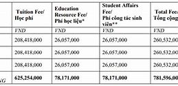 Học Phí Của Trường Nam Việt